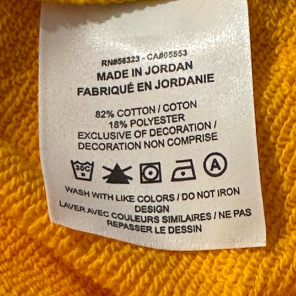 Men’s New Nike Jordan Jump Man Gold Fleece Jogger/Sweatpants - size XXL - Picture 8 of 9